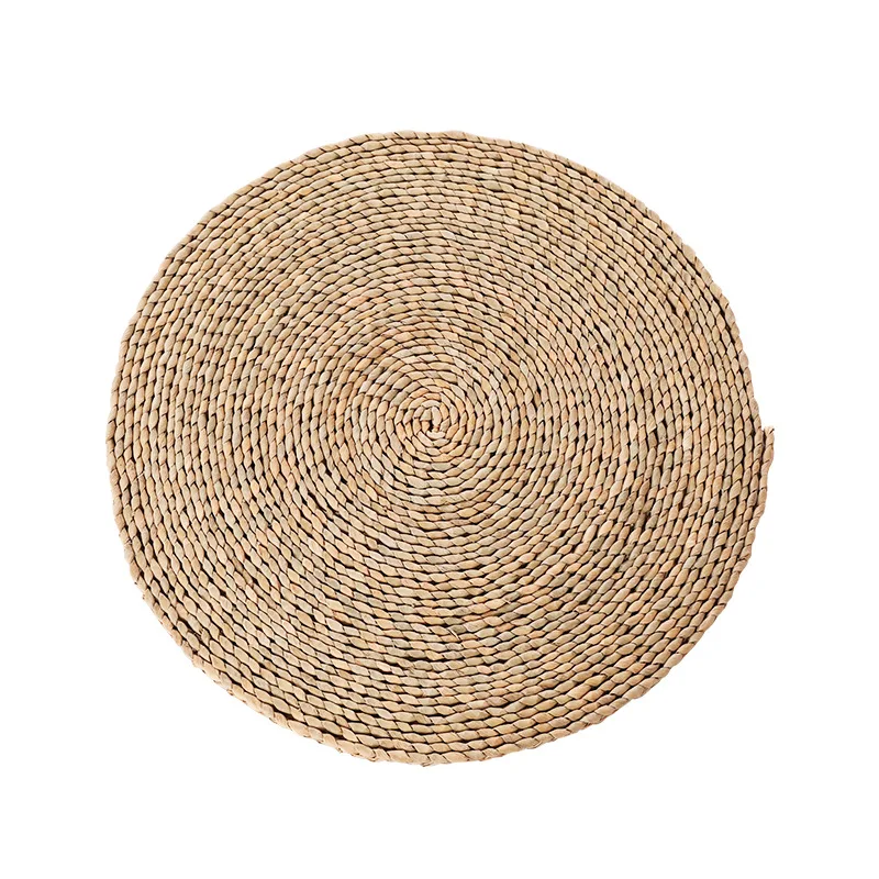 

Futon Cushion Straw Rattan Woven Cushion Girly Room Decor Pillow Bay Window Setting for Kids Bedroom Hand Knitting Seat Pillow