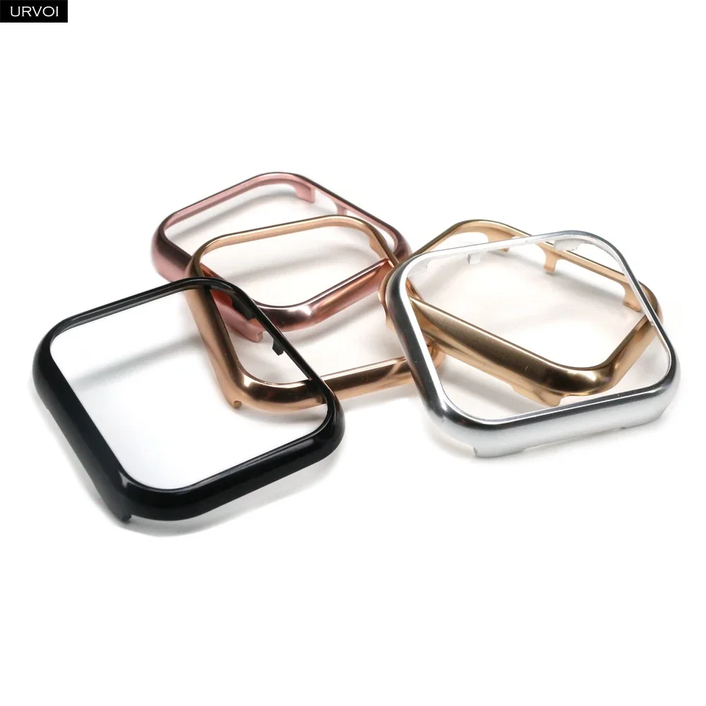 URVOI Shiny Metal Frame Case - Sleek Aluminum Alloy Bumper
