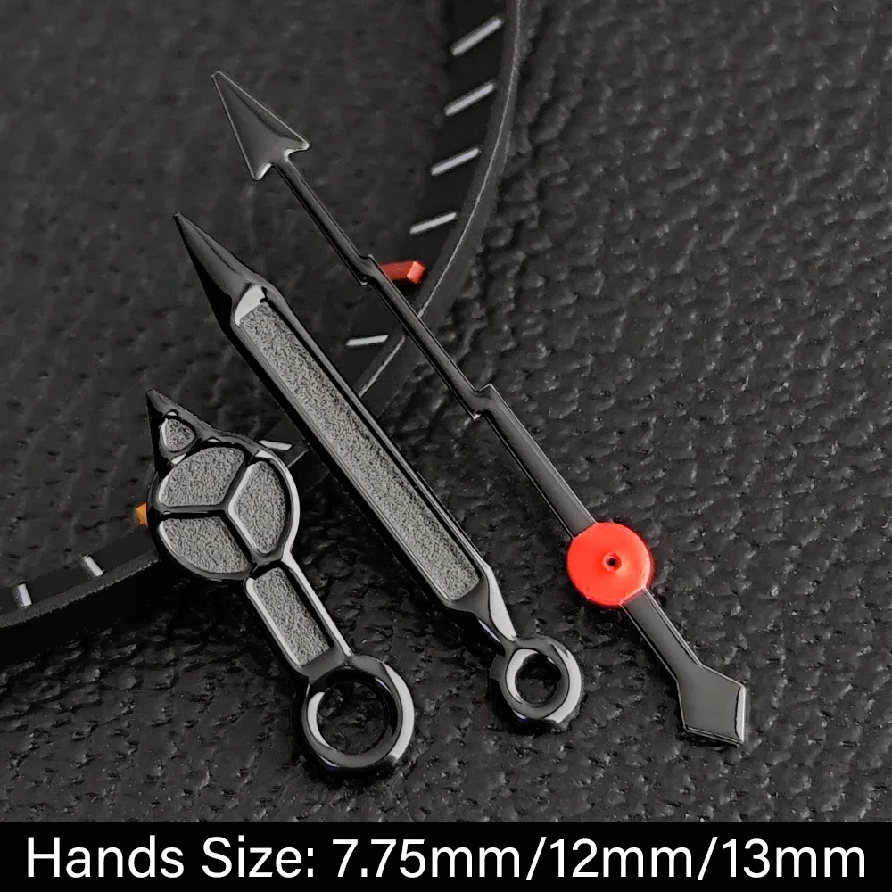 Premium Black Watch Hands - Transparent Accessory