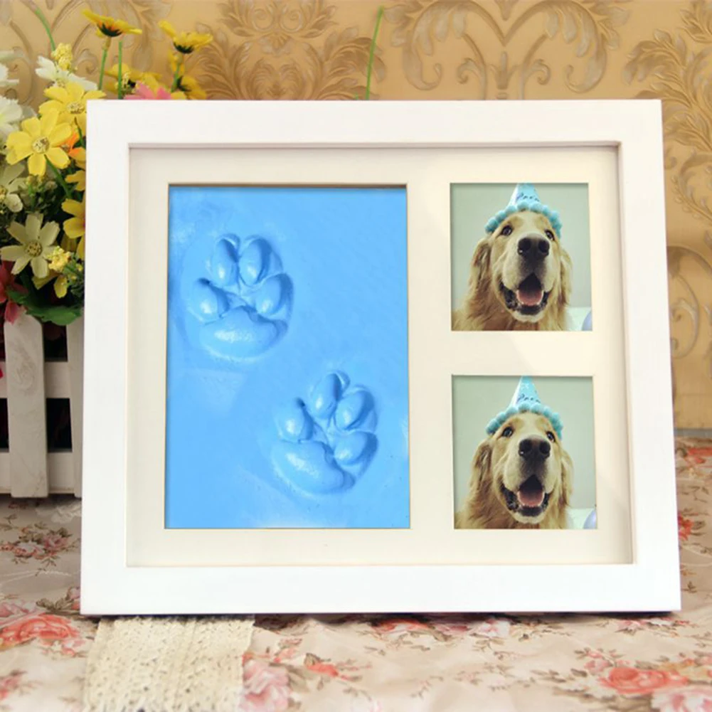 

Dog Paw Picture Frame Non Polluting Pet Keepsake Picture Frame Dog Or Cat Paw Print Pet Keepsake Pet Memorial Gifts For Pet Dogs