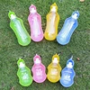 250/500ML Dog Water Bottle Folding Drinker Plastic Portable Water Bottle Pets Outdoor Travel Drinking Water Feeder Bowl for Dogs 3