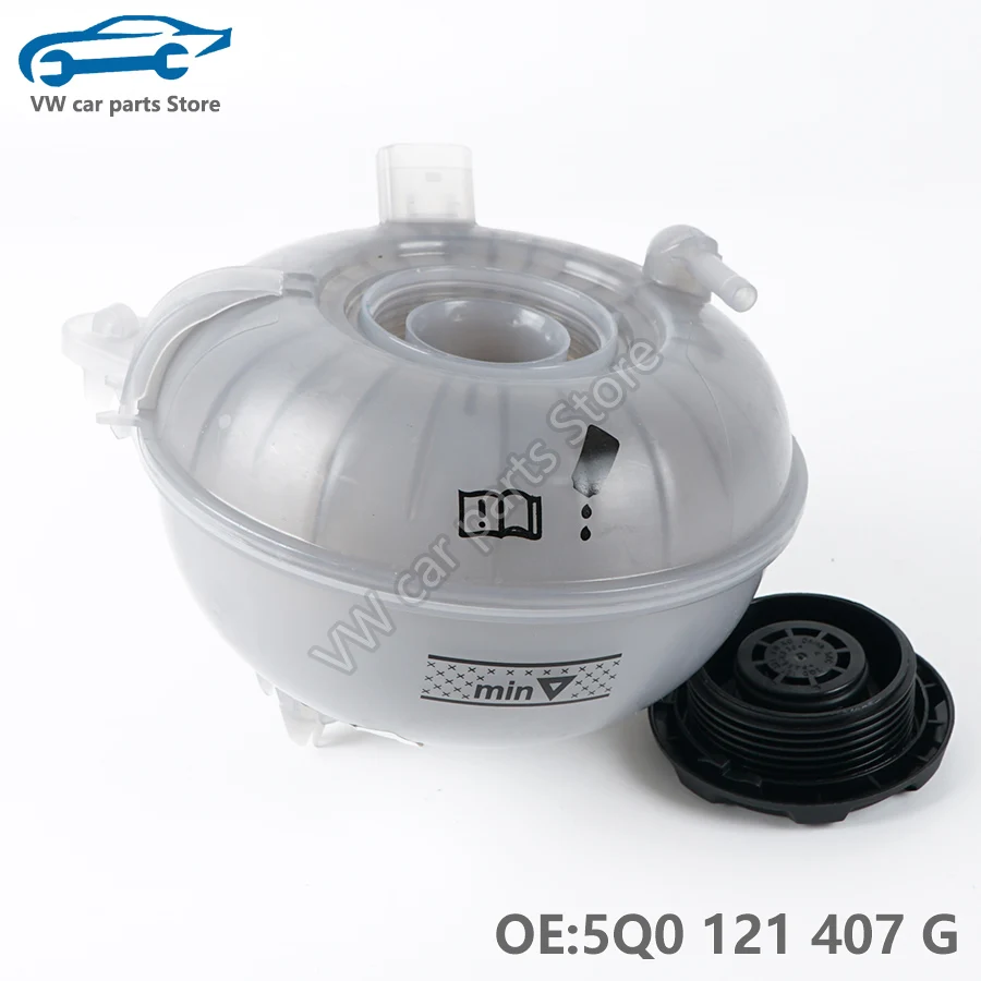 

5QD121407H Coolant Reservoir Expansion Tank For MQB VW Golf MK7 Passat B8 Tiguan Audi A3 Q2 Q3 Skoda KODR Kodiaq 5Q0 121 407 G