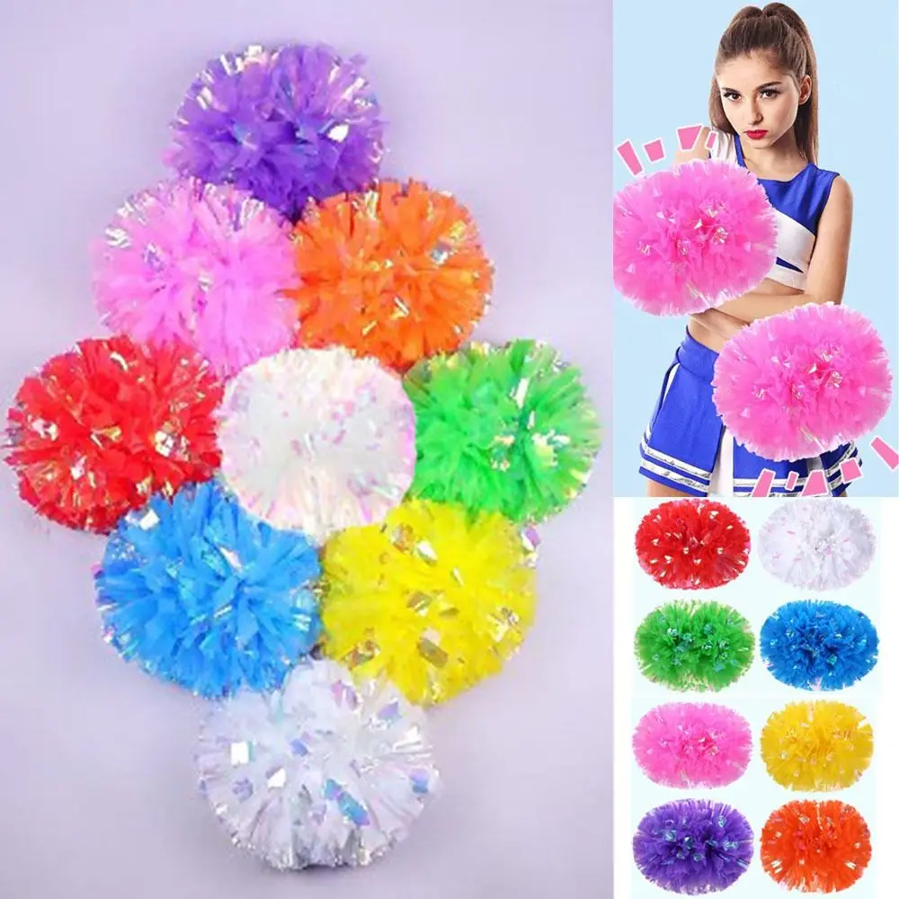 9 Colors Game Pompoms High Quality 32*30cm Cheerleading Cheering Apply to Dance Sports Cheerleading