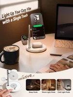 Joyroom Qi2 Magnetic Charging Station for Apple Fast Wireless Charger for iPhone 17 16 15 Pro Max for iWatch for AirPods JR-W23 - Image 3