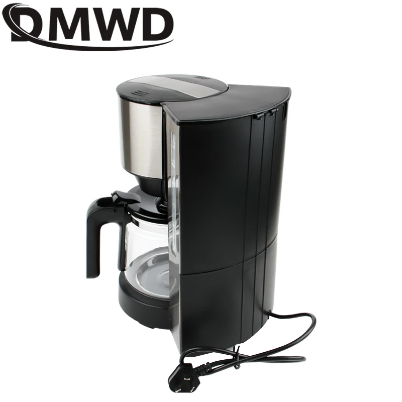 DMWD American Coffee Machine Automatic Drip Coffee Maker Teapot Insulated Brewing Machine Multifunctional Tea Maker 1.25L
