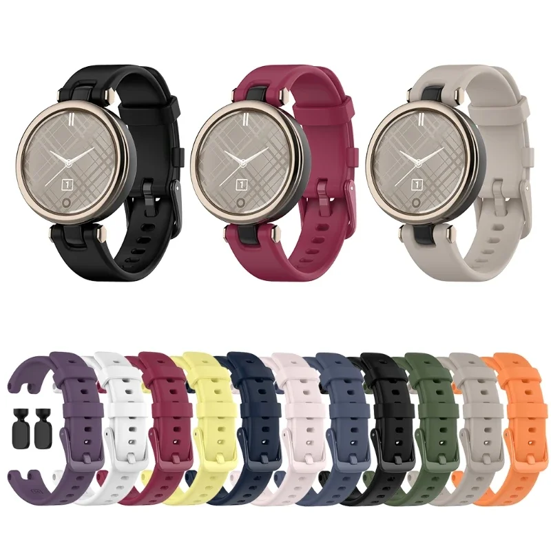

Silicone Watch Bracelet Belt for Garmin Lily Smart Watch Band Wristwatch Strap Accessories