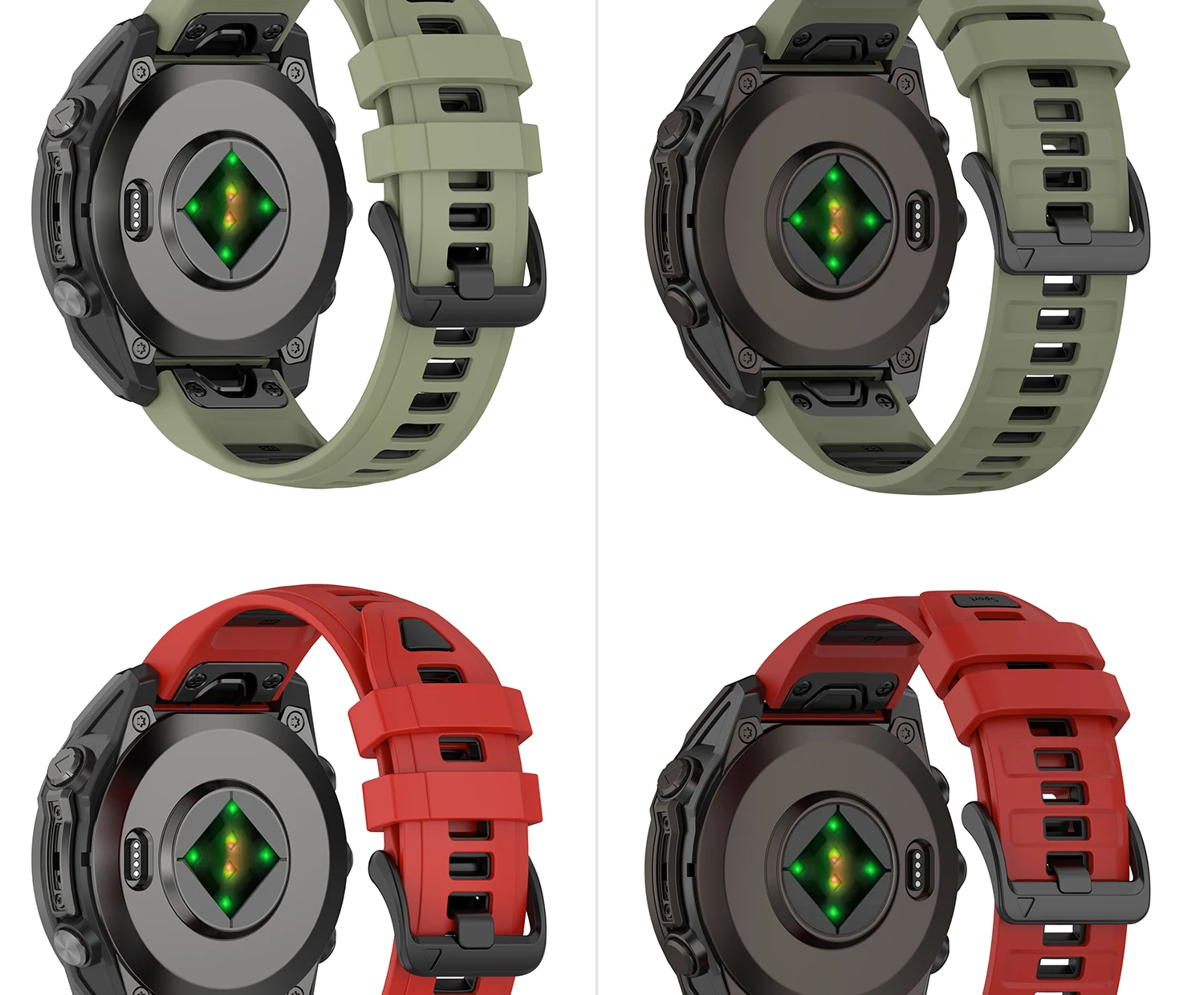 QuickFit 20 22 26 mm Fenix 8 Uhrenarmband für Garmin Fenix E 8 47/51/43 mm 7 7X 6 6X Pro Epix Gen2 Enduro2 3 Silikonarmband – Detail 4