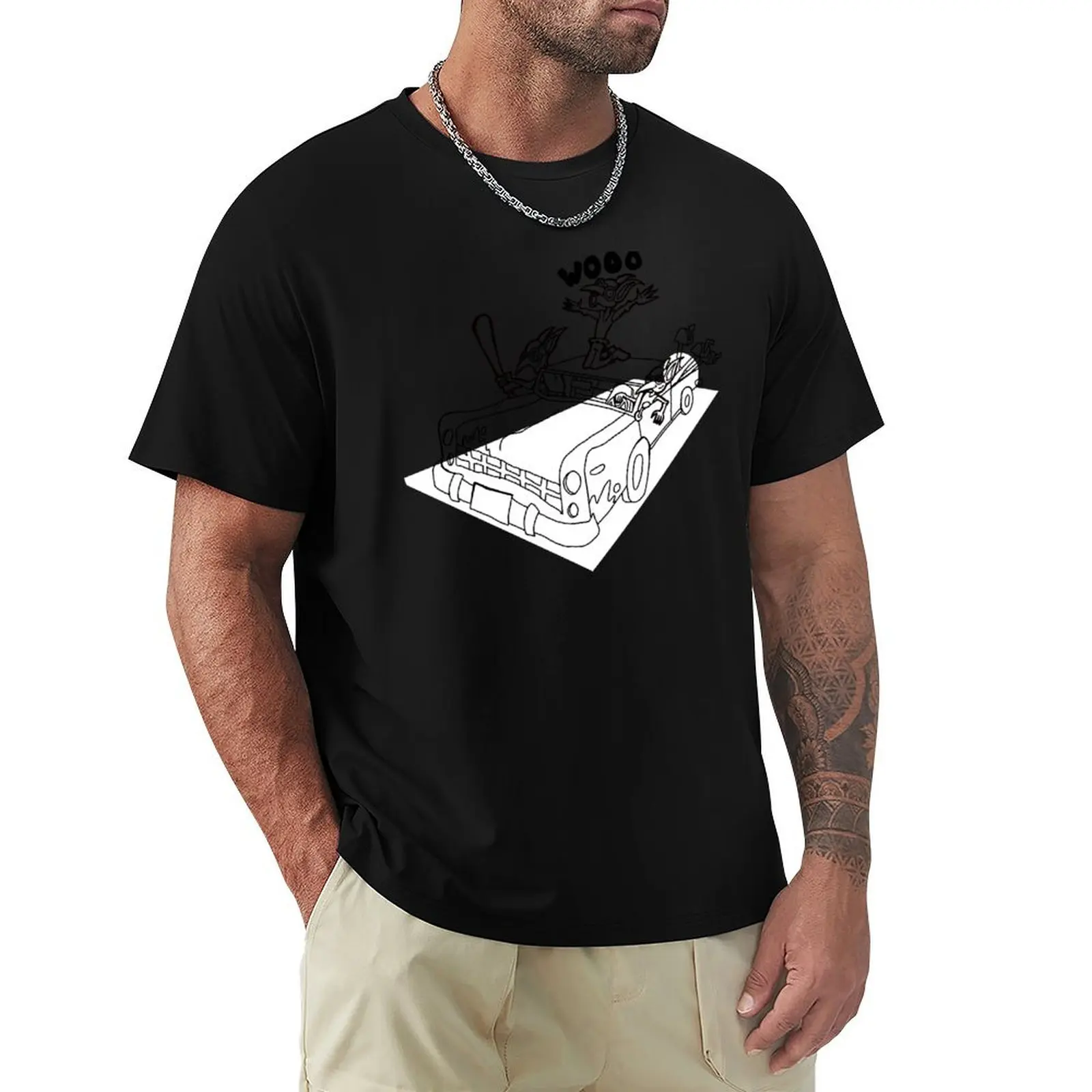 

Goblin Rideshare T-Shirt oversized plus size clothes hippie clothes Men's clothing