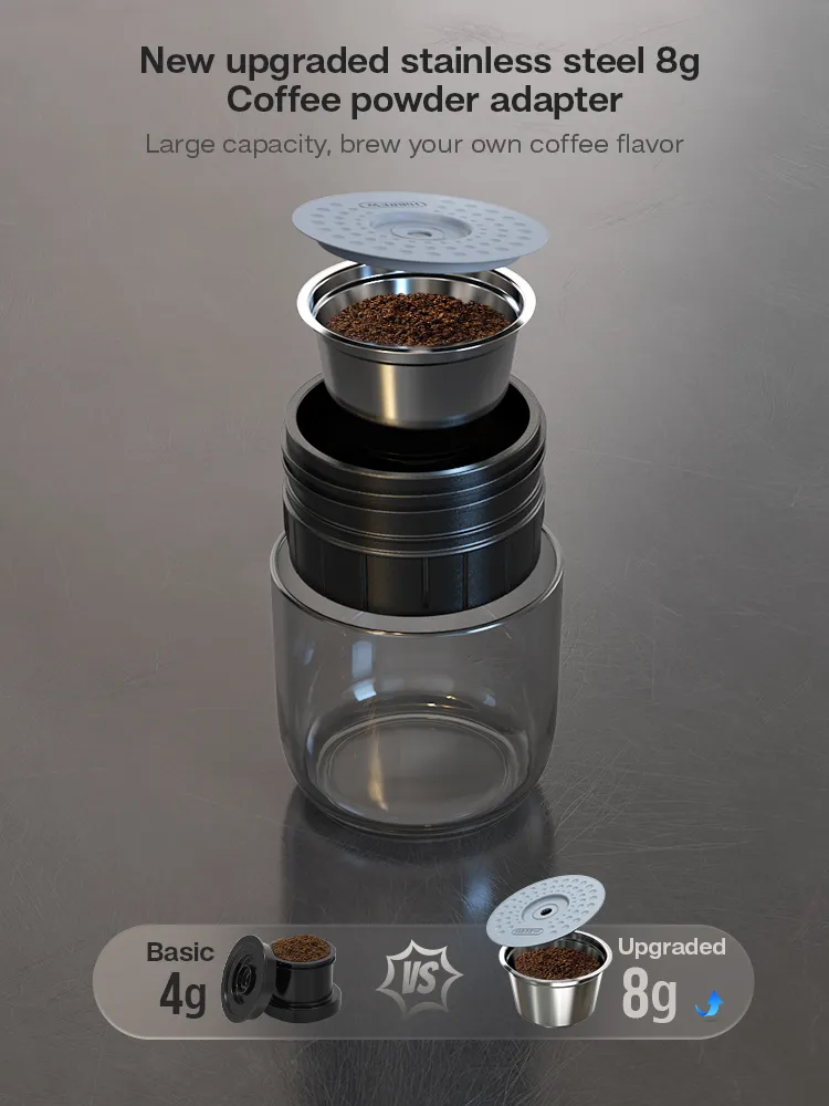 Máquina de café espresso portátil HiBREW H4 para automóvil y hogar