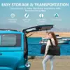 6/8ft Floating Dock Water Platform, Multi-People Inflatable Non-slip Floating Mat, Dock Platform for Lake/Island/Swimming Pool 6
