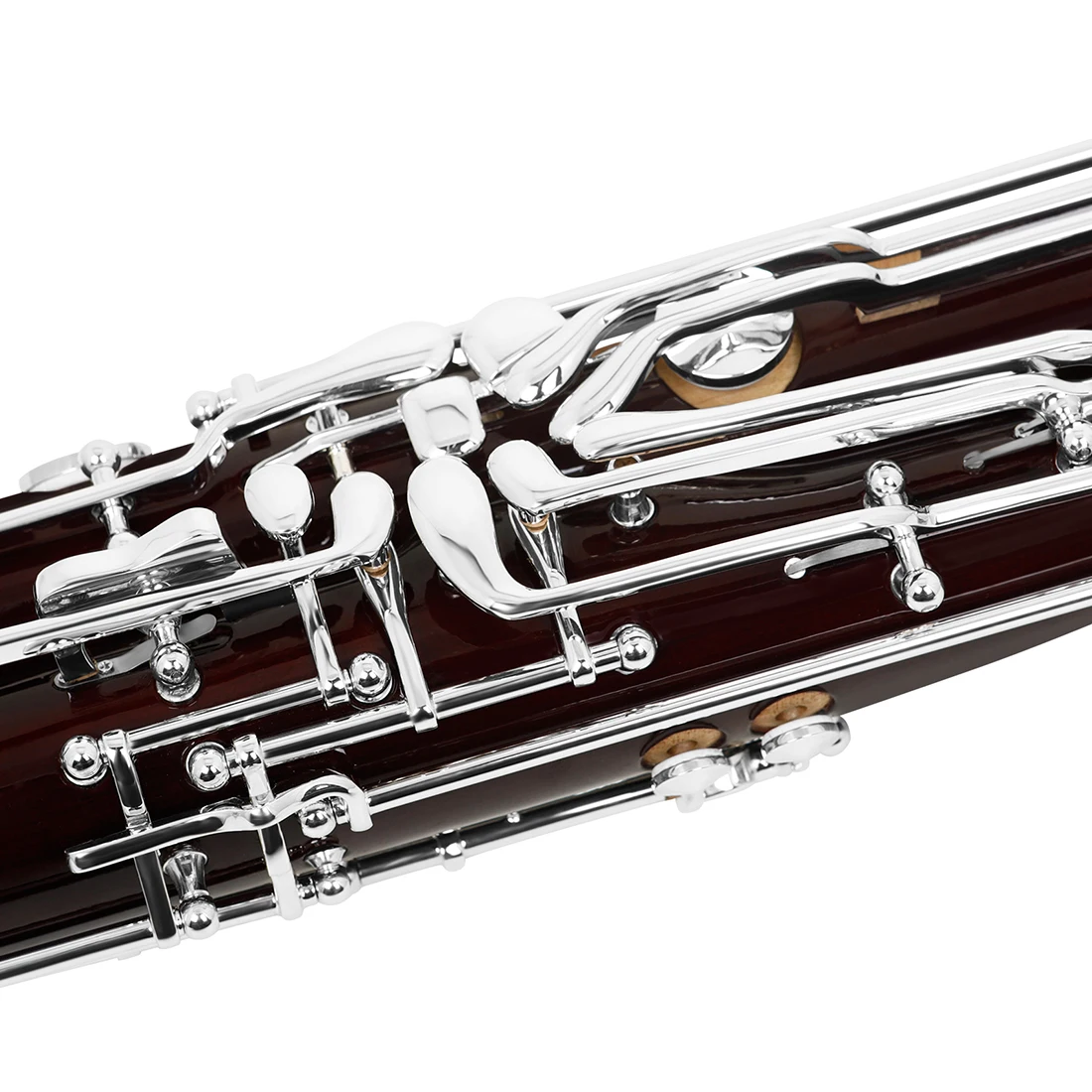 SLADE C Key Bassoon Professional Maple Bassoon with Reed Gloves Cleaning Cloth Carrying Case Accessories Woodwind Instrument