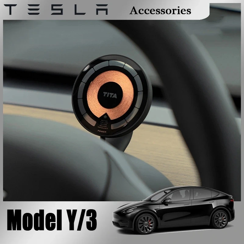 Faltbarer Magnet-Handyhalter für das Center Display – My Tesla Tuning