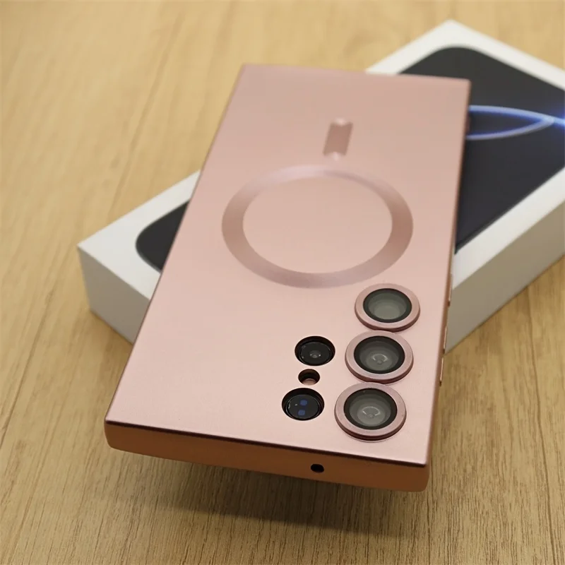 Premium Abrasive Phone Case with Magnetic Wireless Charging