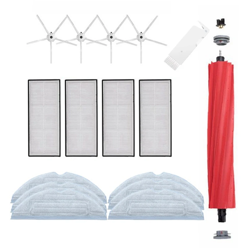 

For Xiaomi Roborock S7 T7S T7 Plus Washable Filter Main Brush Mop Cloth Side Brush Vacuum Cleaner Replace Accessories