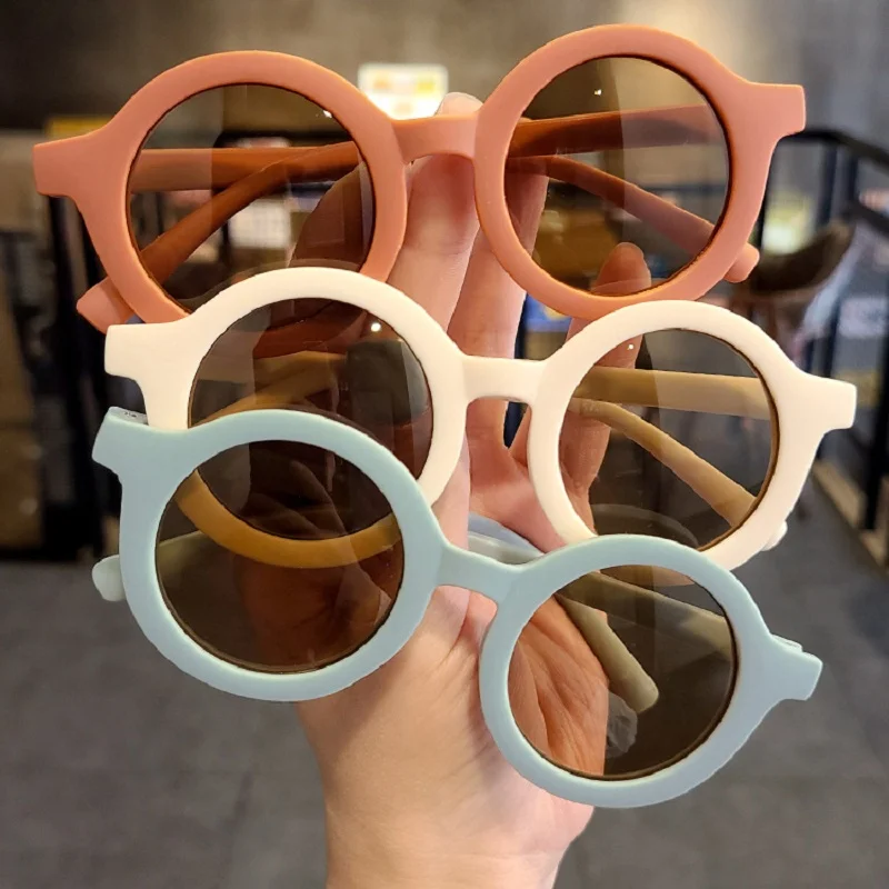 Óculos de sol infantis, óculos foscos para pais e filhos, novos tons decorativos para passarela para crianças de 1 a 8 anos, óculos de sol da moda para crianças_voghion.com