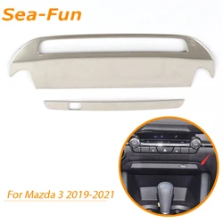 Cadre de décoration USB pour Mazda 3 BP 2019 2020 2021 2022, accessoire intérieur chromé 