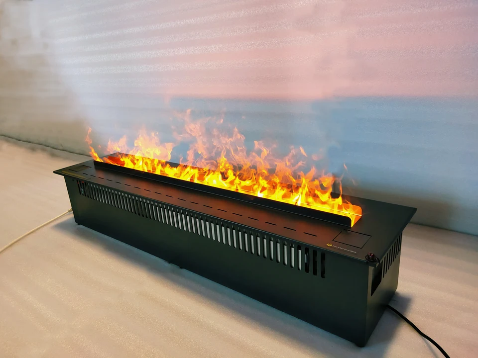 Cheminée à vapeur d'eau 3D led, décoration d'intérieur, autoportante, avec  flamme romantique, 2040x240x200mm, livraison gratuite