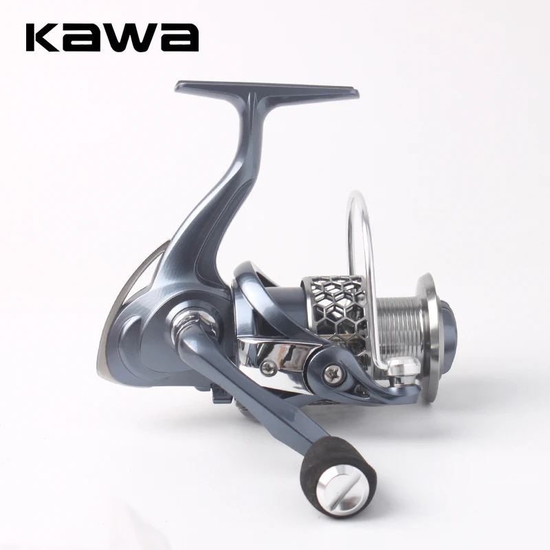 Kawa 1pc Spinning Fishing Reel For Promotion Ratio 5.2:1 Hawk Serie 9+1 Bearings Graphite Body Metal Spool EVA Knob Lower Price