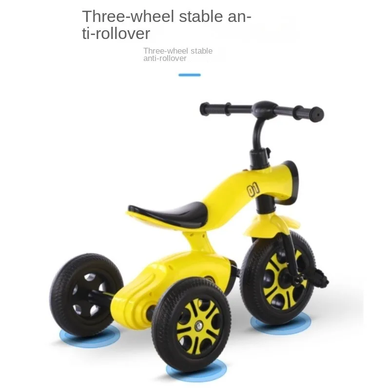 Baby Tricycle Children's Light Music Pedal Portable Bike