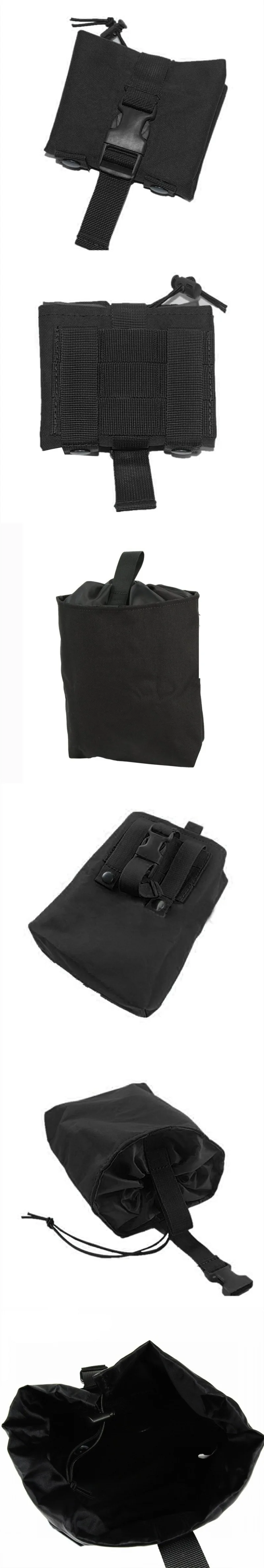 Folding Molle Magazine Dump Drop Pouch Hüfttasche Jagdzubehör Munition EDC Werkzeugtasche Faltbar Utility Recovery Mag Holster – Detail 12