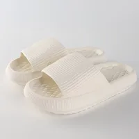 Crestar Women Summer Slippers Indoor Thick Sole Non-slip Bathroom Slides Comfort Soft Sole EVA Sandals Lady Beach Platform Shoes 1