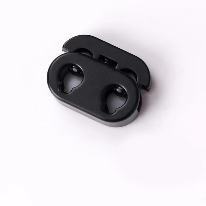 5Pcs Shock Cord Rope Stopper Alloy Spring Buckles Metal Cord Lock Clothes 2 Hole Replacement Hoodie Shoes Bag Crafts
