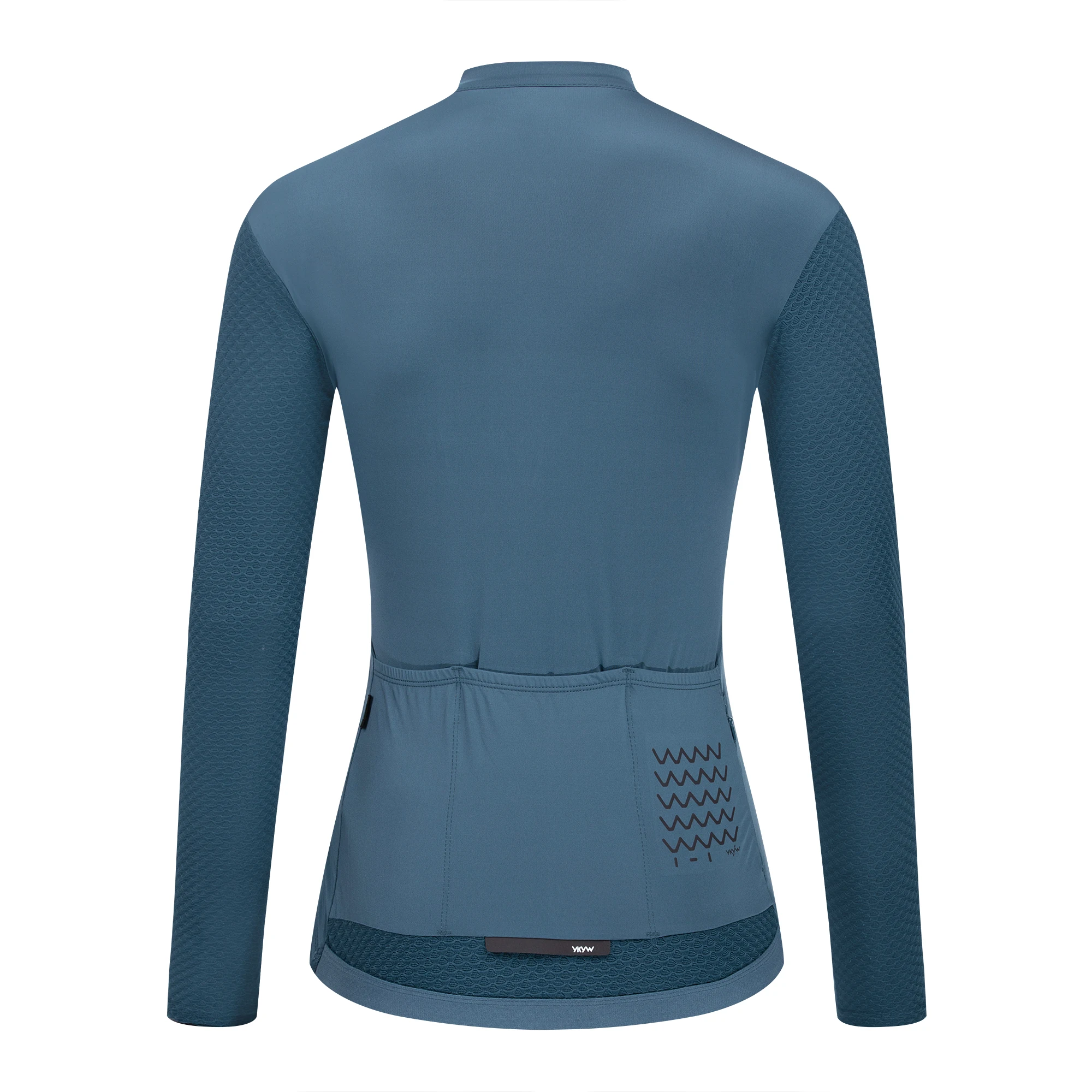 YKYW Women's Pro Team Cycling Jersey Breathable Long Sleeve Tight Bicycle Jersey Sport Thin Tops YKK Zipper Road Bike Shirt