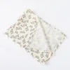 Cotton Swaddle Blanket Baby Blanket Floral Print Muslin Diaper Swaddle New Born Crinkle Fabric Baby Born Stroller Cover 2
