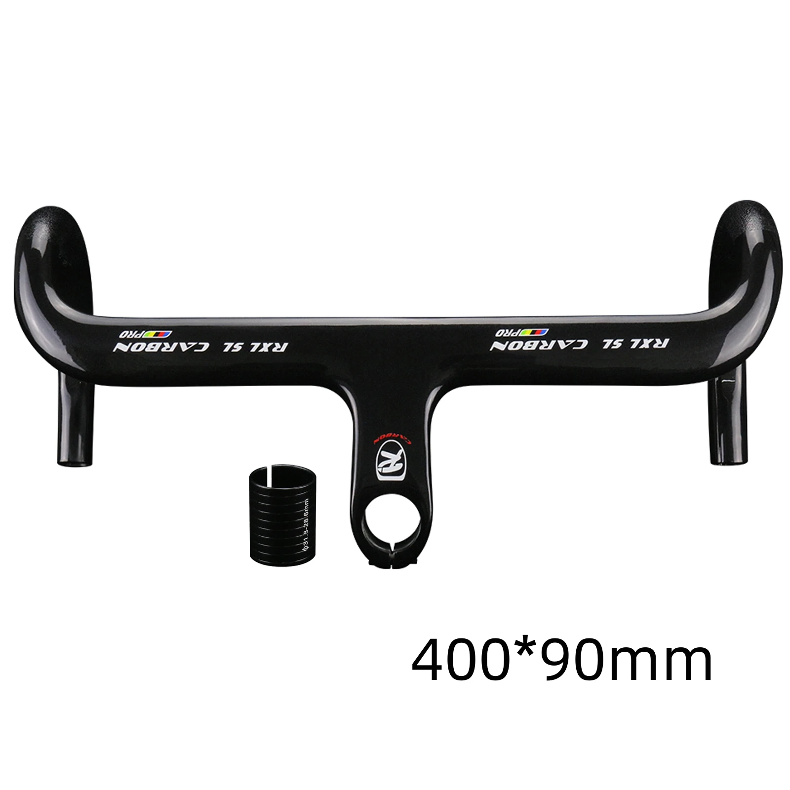 ロードバイク　一体型カーボンハンドル　コックピット Amazon.co.jp: IGERCN 一体型自転車ハンドルバー、ロードバイクフル