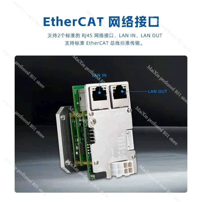 EDM-QM01A EtherCAT 단축 드라이버 컨트롤러 고성능 MCU 산업용 스테퍼 모터 드라이버