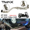 Motorcycle Exhaust Muffler Full System Slip On For Yamaha Tmax 500 530 XP500 TMAX500 2008-2016 Exhaust Tmax530 Tamx500
