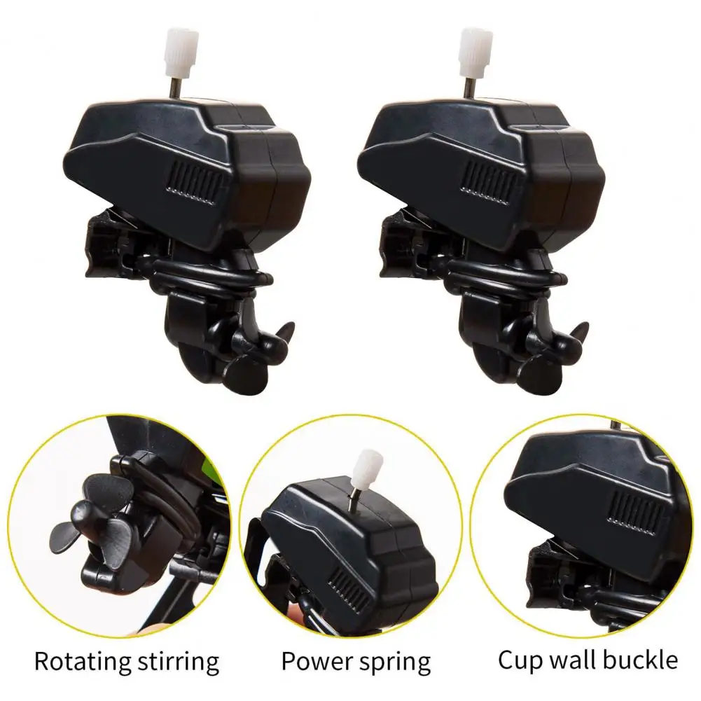 Boat Motor Coffee Stirrer Mug Attachment Coffee Mixer Stainless Steel Clip Propeller Penetrates Deeply Mixing coffee mixer