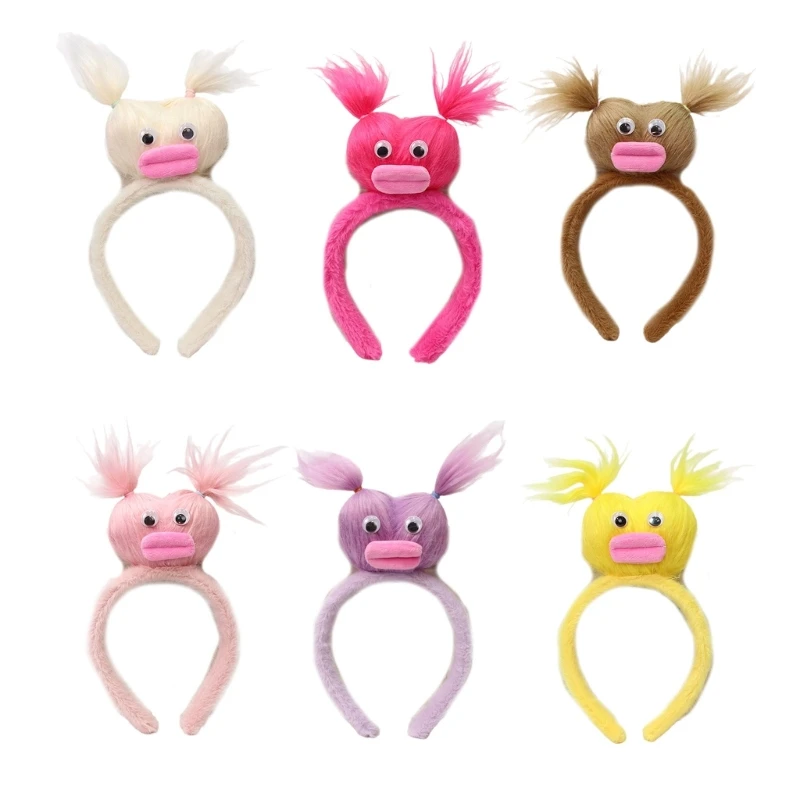 

L93F Headpiece Funny Headband Adorkable Clown for Easter Festival Party