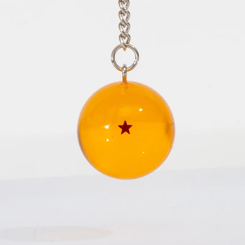 Anime Dragon Ball Z Crystal Star Balls Keychain Dragonball Model