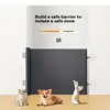Safety Pet Mesh Fence Cat Gate Retractable Safety Gates For Pets No Drilling Barrier Childproofing For Small Medium Large Breeds 5
