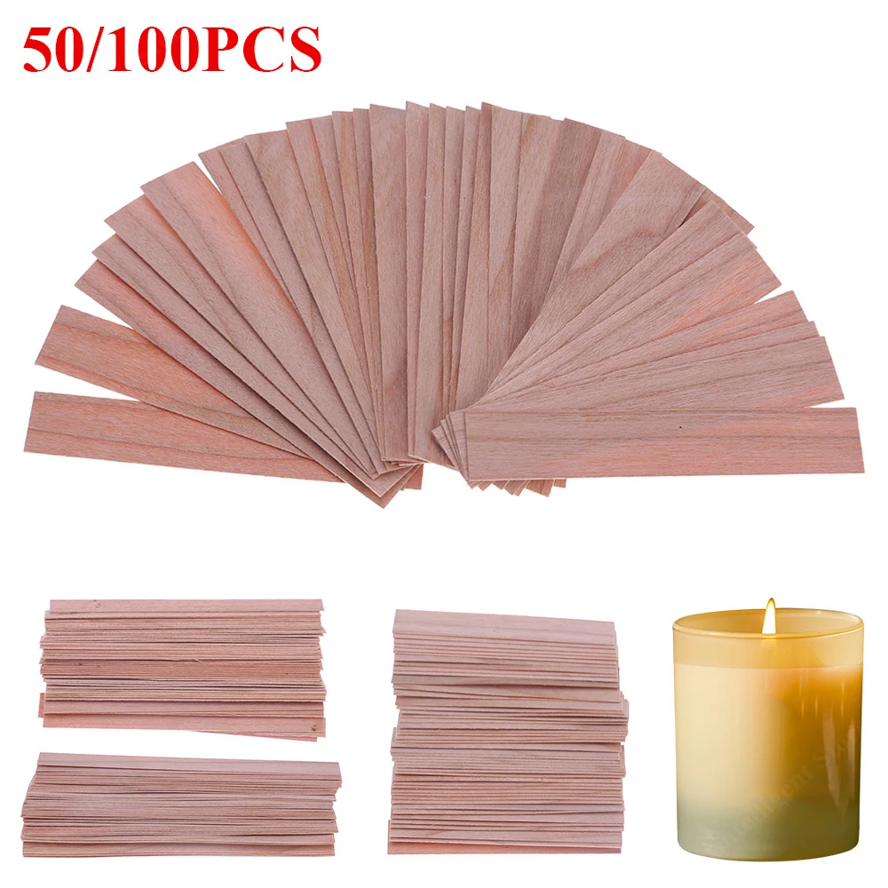 Wooden Candle Wick 50/100PCS