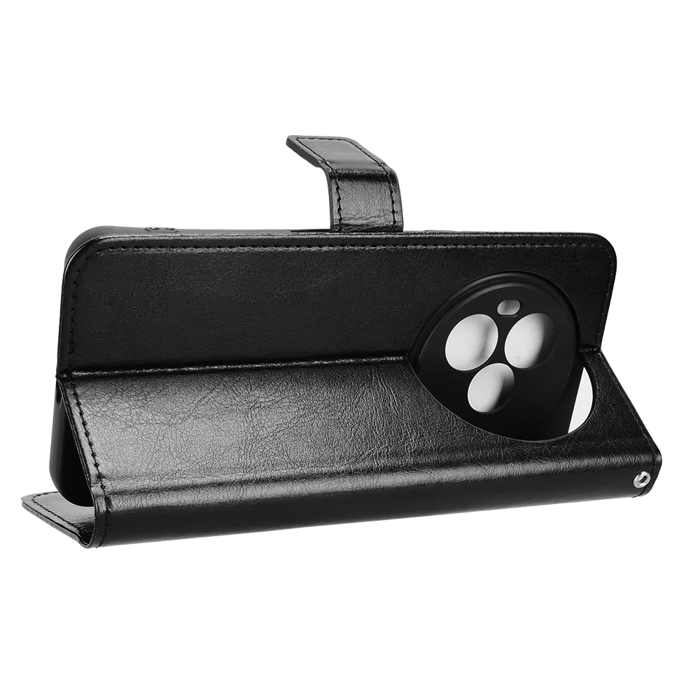 Luxury Leather Flip Wallet Phone Case with Stand and Card Holder for TCL 60 Ultra NXTpaper