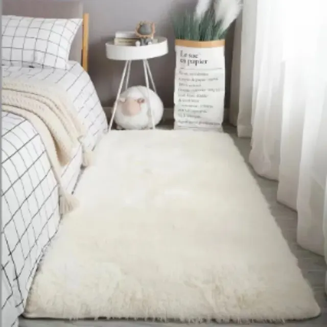 VIKAMA Fluffy Rugs Shaggy Bedroom Area Rugs Shaggy Non-Slip Rugs, Machine Washable Soft Shaggy Rugs Modern Soft Plush Rugs 2