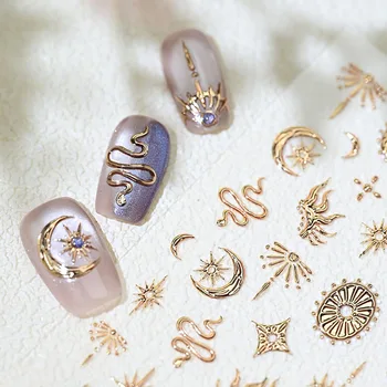 Snake Star Nail Stickers 1