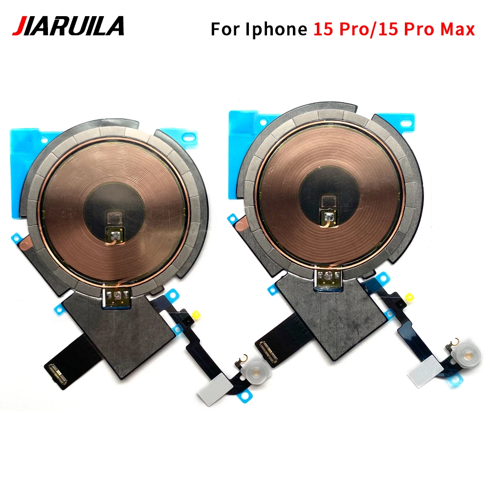 Enhanced Wireless Charging NFC Coil with Integrated Power and Volume Button Flex Cable