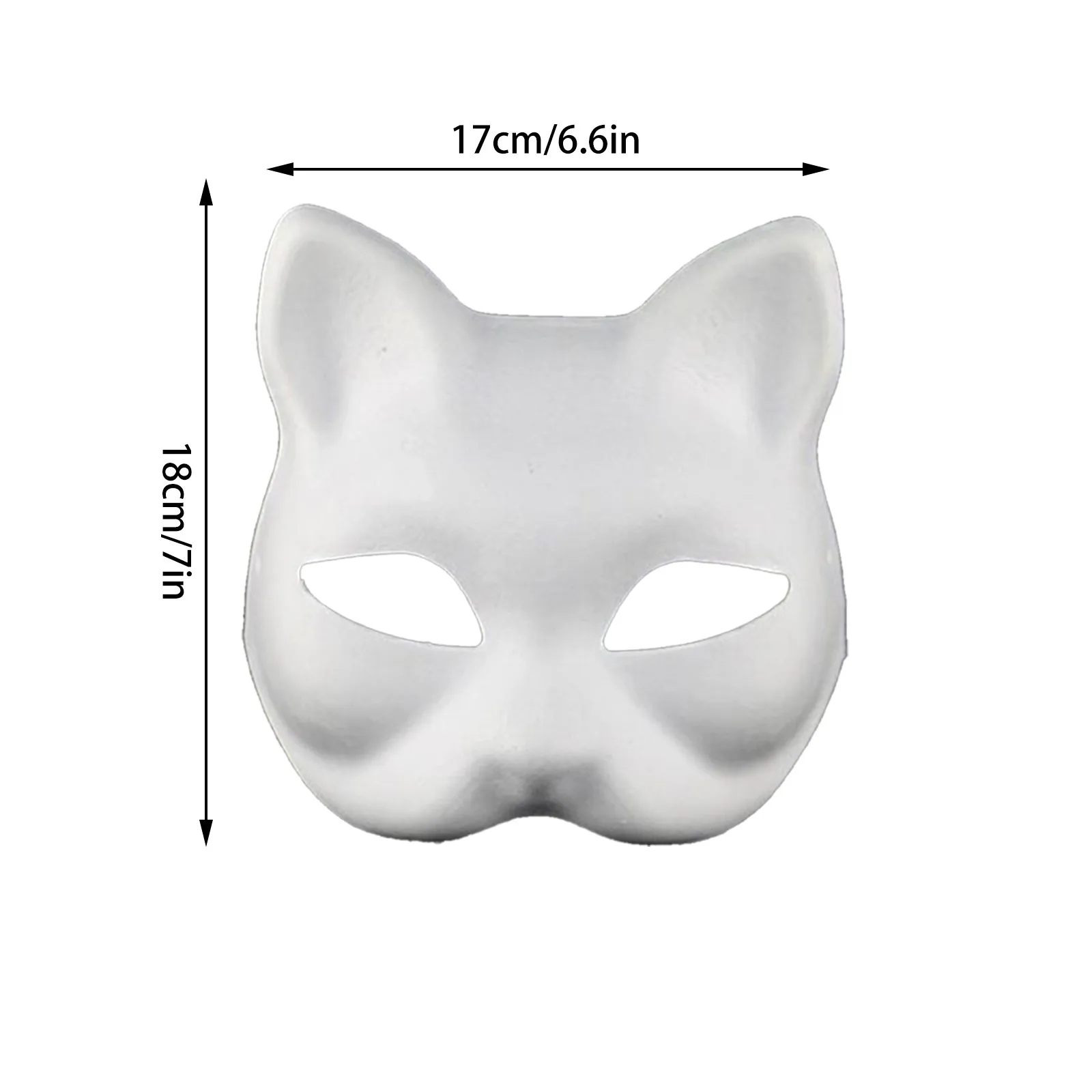 5pc New Packaging Masquerade Mask Halloween Party Mask DIY Foxes Mask Hand-Painted Anime Cat Mask Drop shipping