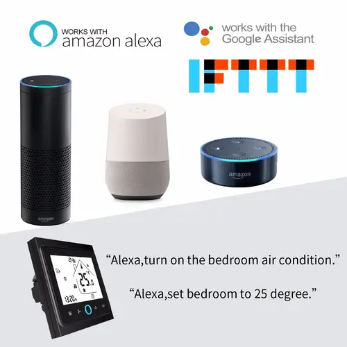 Moes WiFi Smart Thermostat Temperature Controller for Water/Electric Floor Heating Gas Boiler Control with Alexa Google Home - Image 2