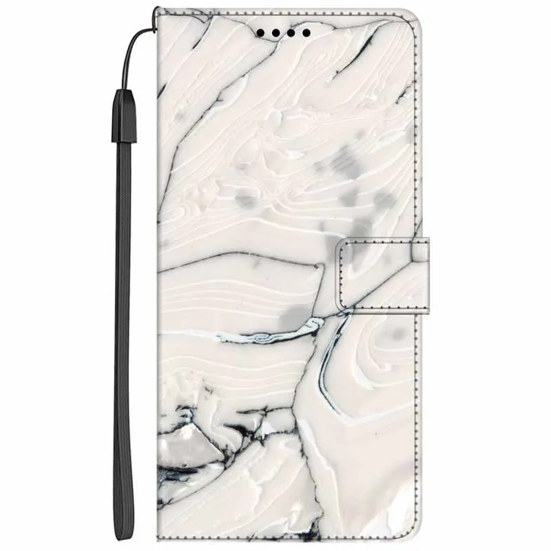 kawaii phone cases samsung Marble Wallet Case For Samsung Galaxy Note 3 4 5 7 8 9 10 20 Pro Plus Lite Phone Cover Leather Flip Stand Margnetic Card Slot cute samsung phone case Cases For Samsung