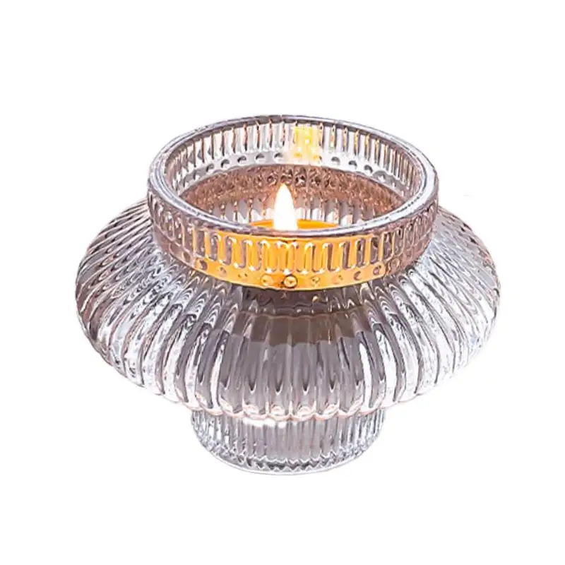 Taper Candle Holders Tealight & Votive Candle Holders Romantic Trendy Double Sided Candle Holder For Table Centerpieces