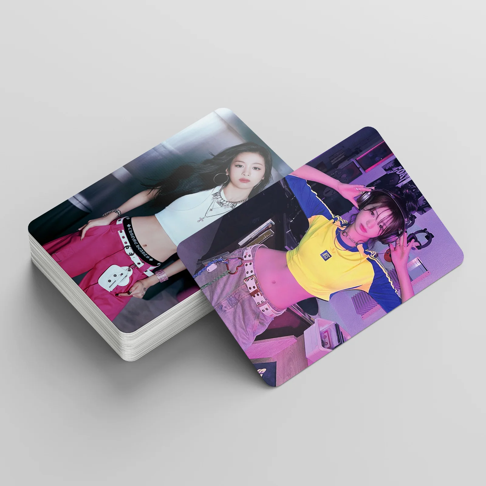 Photocards Collection Photo Card Holder Photocard Holder 55Pcs/Set Kpop Babymonster AHYEON Ahyeon Drip Baby Monster Lomo Card Postcards for Fans Collection Gifts