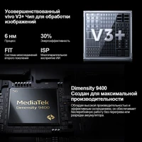 VIVO X200 Pro Chinese Version 5G Dimensity 9400 CPU 6.78 inch AMOLED 120HZ Screen 6000mAh 90W Flash Charger OTA NFC 50MP camera - Image 2