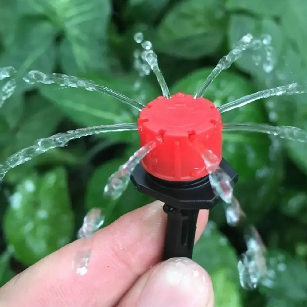 Adjustable Irrigation Dripper Sprinkler 1/4 Inch Emitter Gushing Dripper Micro Drip Irrigation Sprinkler for Watering System garden sprinkler irrigation sprinklers drip irrigation sprinklers garden dripper drip irrigation