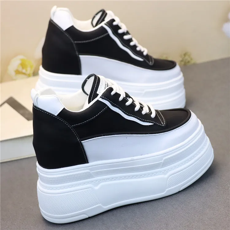 ラスト1本!! インパクト　M-style スカルプチュア　オーバル 12CM Synthetic Genuine Leather White Luxury Designer Sneaker