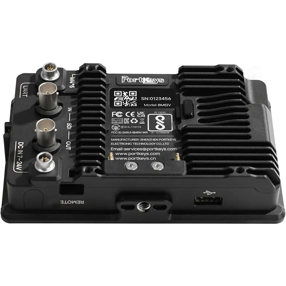 Portkeys BM5IV Monitor 5.5 inch Camera Control Monitor 2000Nits 4K60P HDMI 3G-SDI Wide Color Gamut for For 3D LUT output