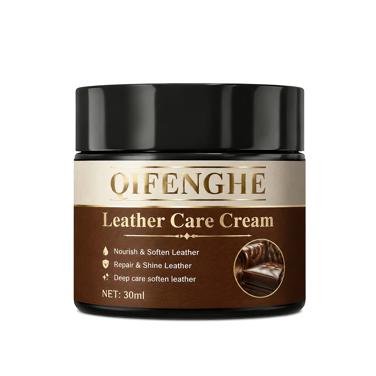 All-Purpose Leather Care Balm, Soften, Restore & Add Water-Resistant Shine